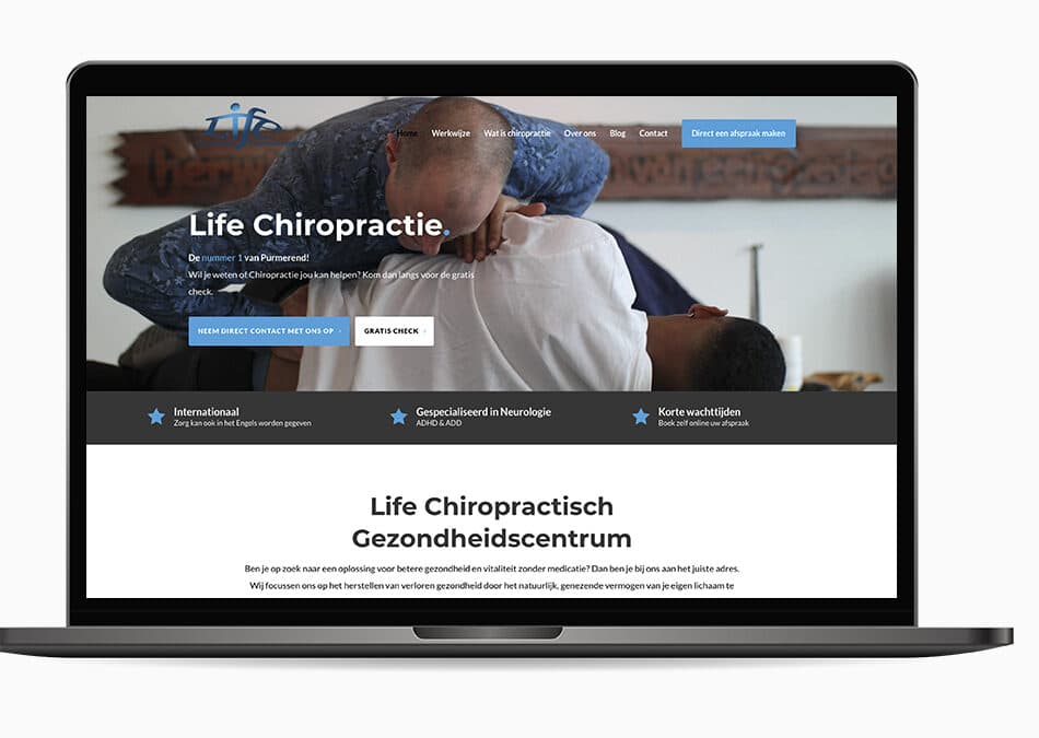 Een effectieve website voor jouw chiropractiepraktijk